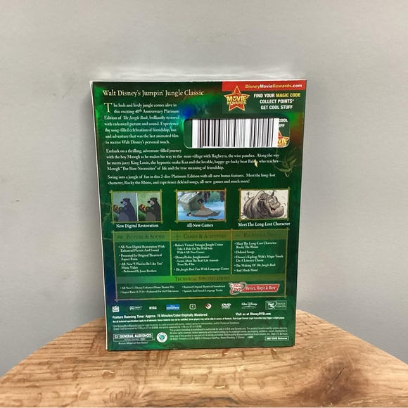 🟢 New & Sealed - Walt Disney’s The Jungle Book on DVD - Platinum Edition - 40th - Picture 4 of 12